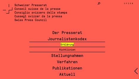 Der Presserat – Journalistenkodex