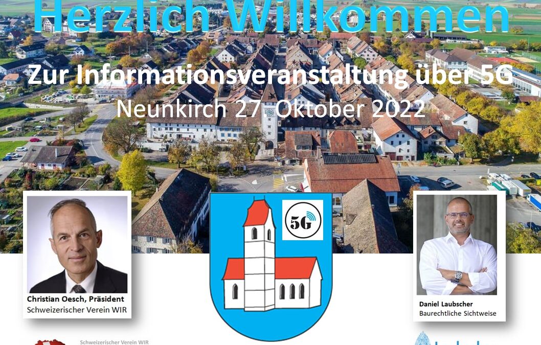 Neunkirch – Informationsveranstaltung über 5G – 27.10.2022