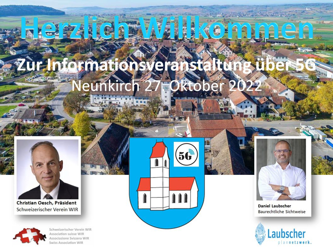 Neunkirch – Informationsveranstaltung über 5G – 27.10.2022