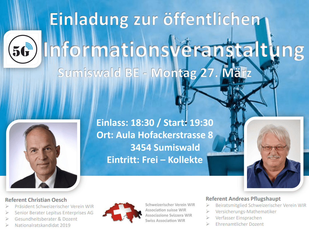 27.3.23 in Sumiswald – 5G Informationsveranstaltung