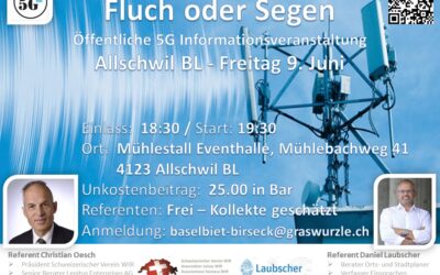 09.06.23 in Allschwil BL – 5G Informationsveranstaltung