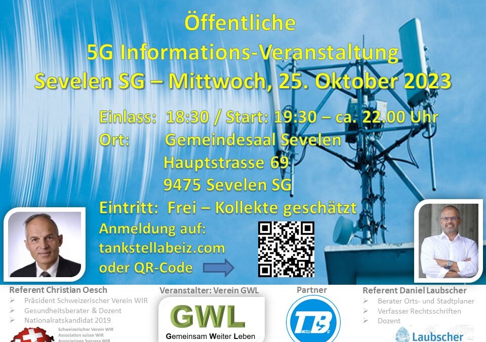 25.10.2023 in Sevelen – 5G Informations-Veranstaltung