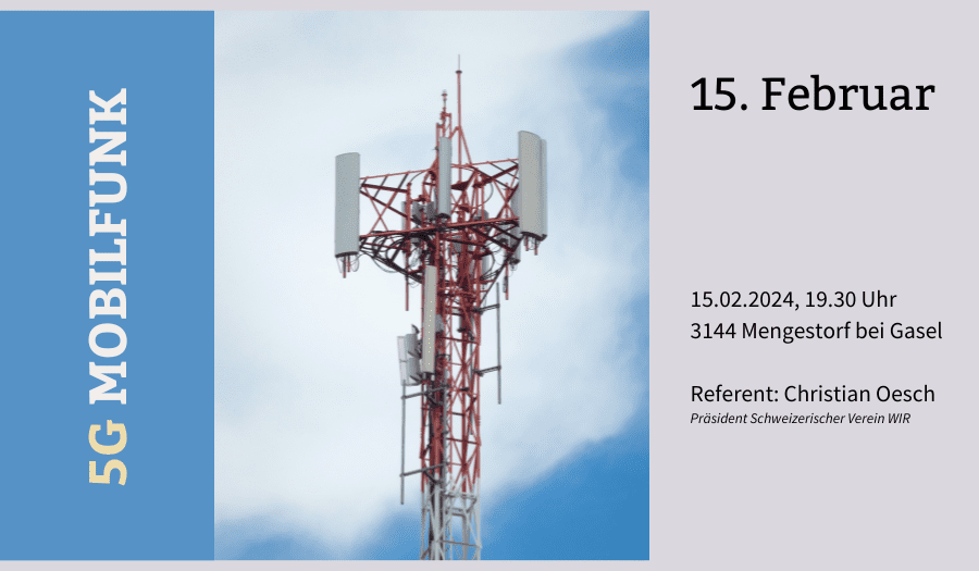 Mengestorf, 15.2.24 – Öffentliche 5G Mobilfunk Informationsveranstaltung