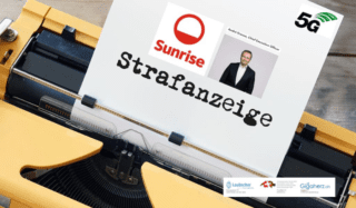 Strafanzeige gegen Sunrise wegen 5G - Medienmitteilung