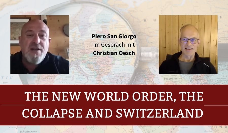 „The New World Order, the collapse and Switzerland“ – Transkript