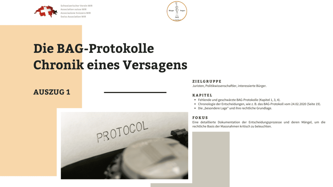 Die BAG-Protokolle – Chronik eines Versagens
