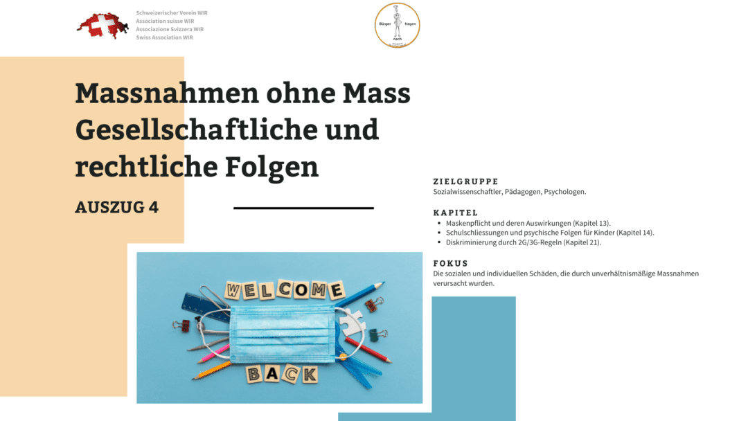 Massnahmen ohne Mass – Gesellschaftliche und rechtliche Folgen