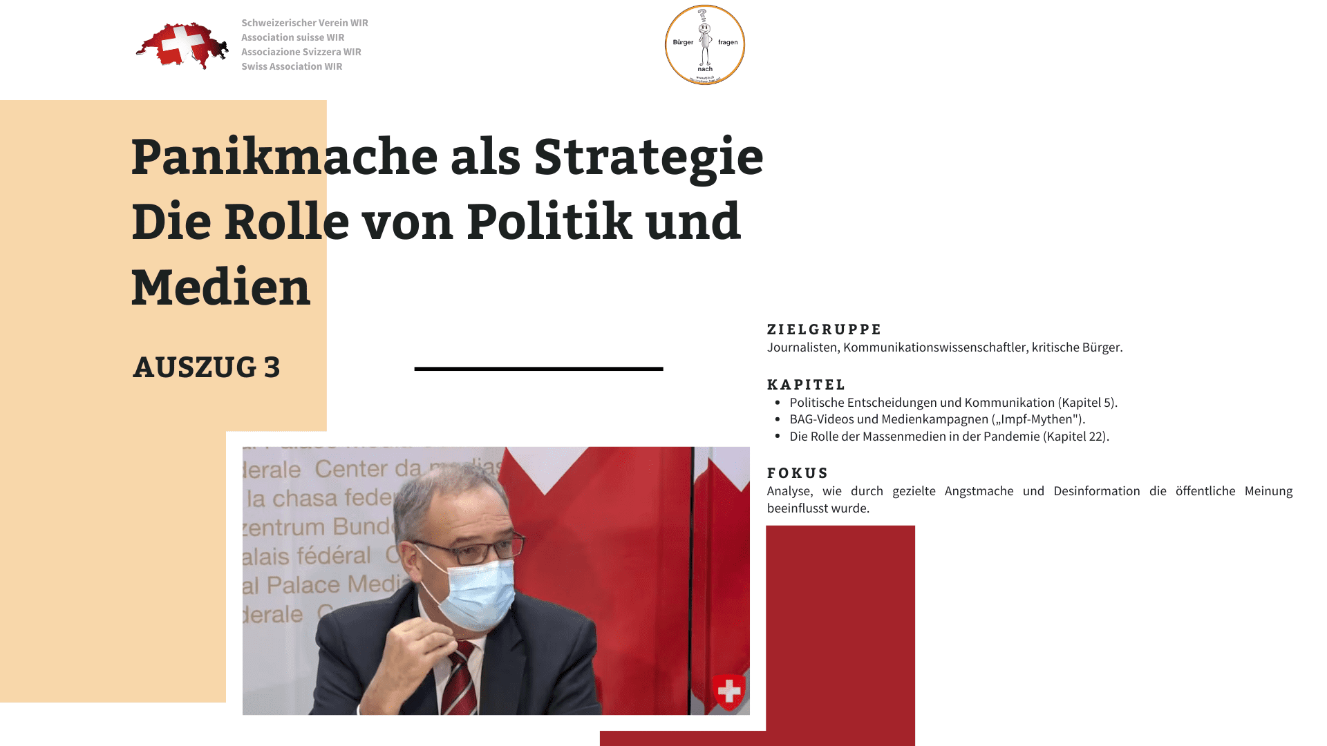 Aufarbeitung Politik – Schweizerischer Verein WIR