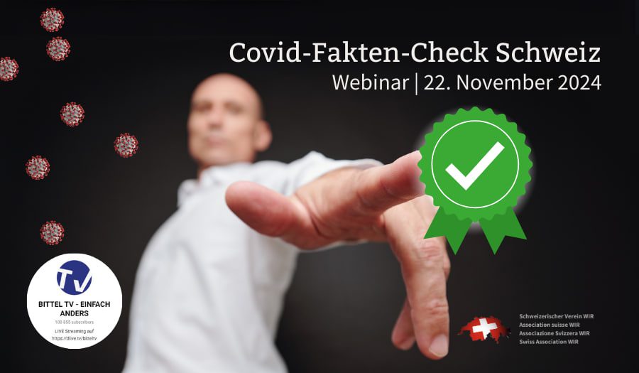 Titel Webinar Covid – Schweizerischer Verein WIR