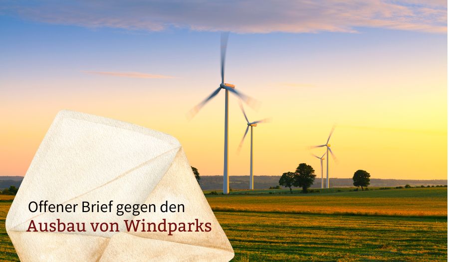 Offener Brief gegen den Ausbau von Windparks