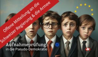 Offene Mitteilung an die Schweizer Regierung und die Armee
