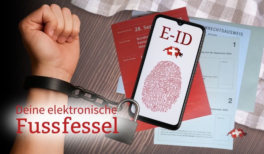 Gute Nacht, Schweiz – die E-ID ist deine elektronische Fussfessel im Taschenformat