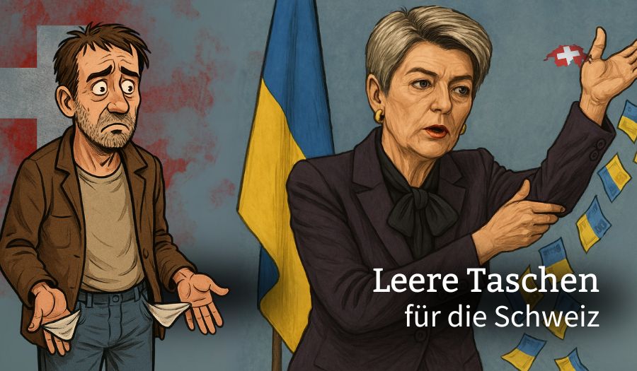 Millionen für die Ukraine – leere Taschen für die Schweiz?