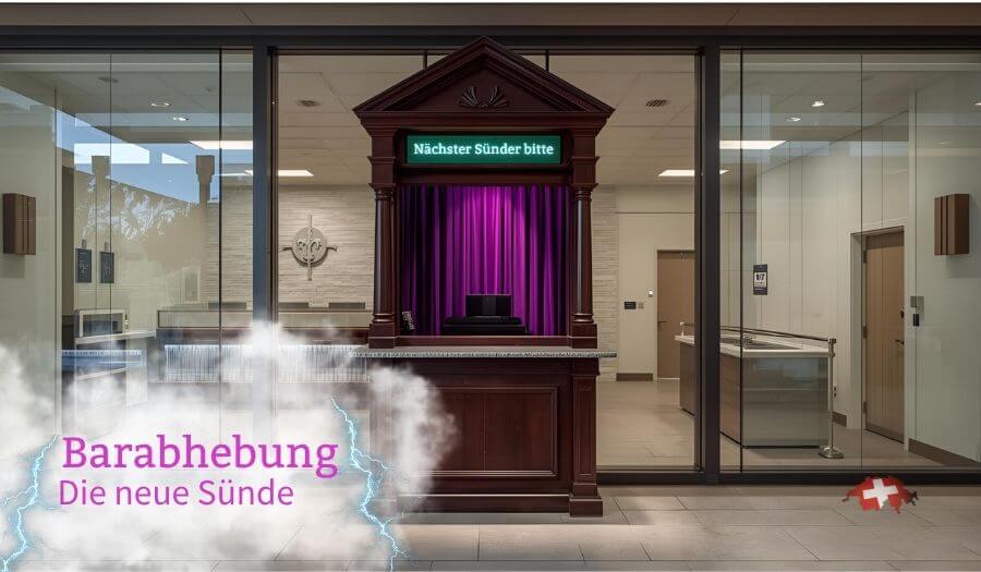 Die neue Sünde heisst Barabhebung