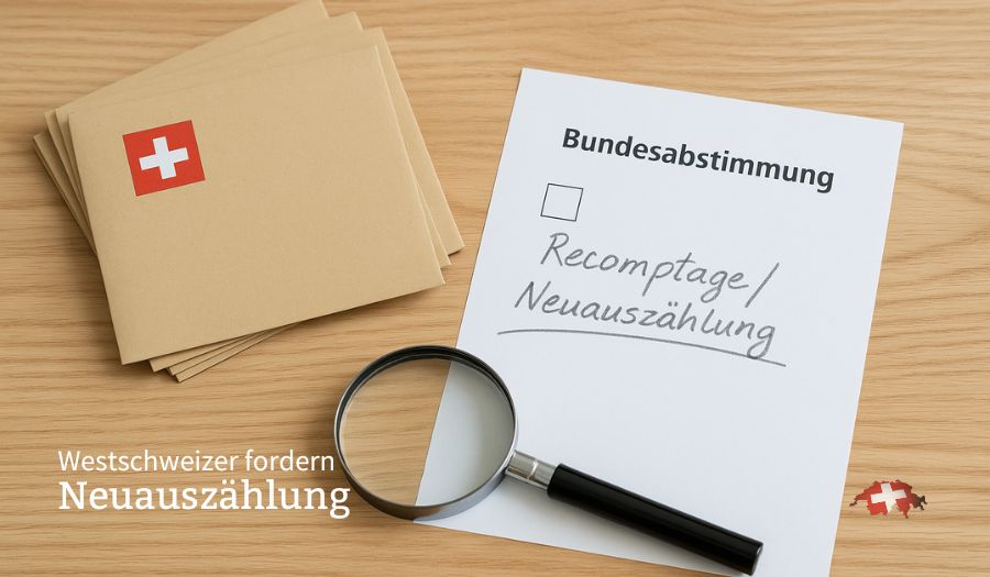 Zugesandt: Westschweizer Bewegung fordert Neuauszählung der e-ID-Abstimmung