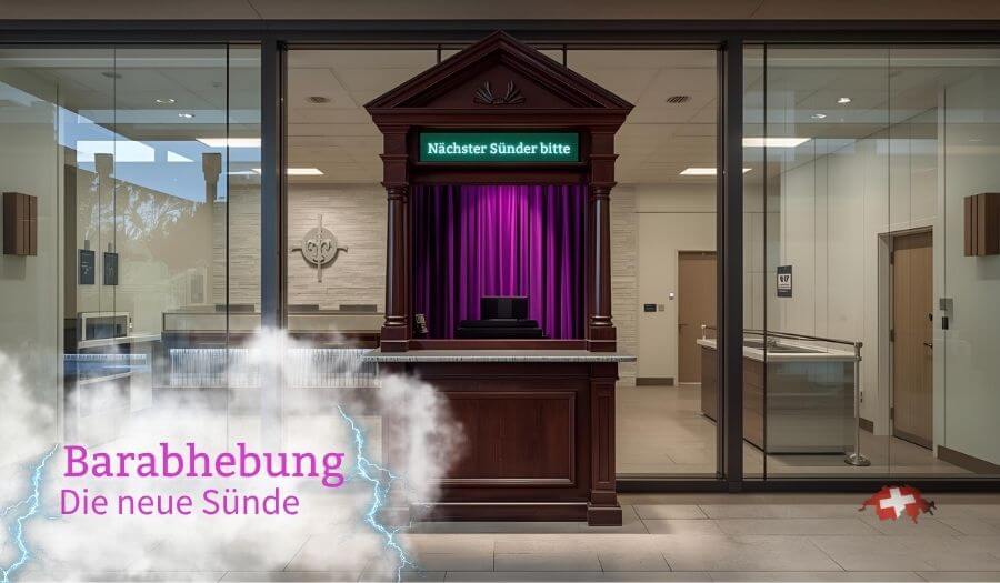 Die neue Sünde heisst Barabhebung