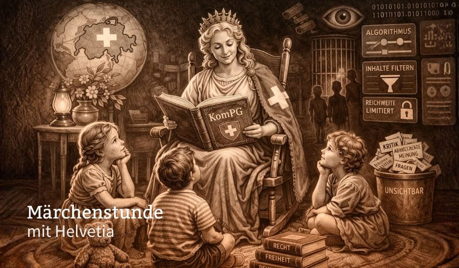 Das KomPG dient zur Kontrolle der offiziellen Märchen und eliminiert im Endstadium die direkte Demokratie